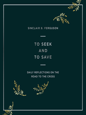 cover image of To Seek and to Save